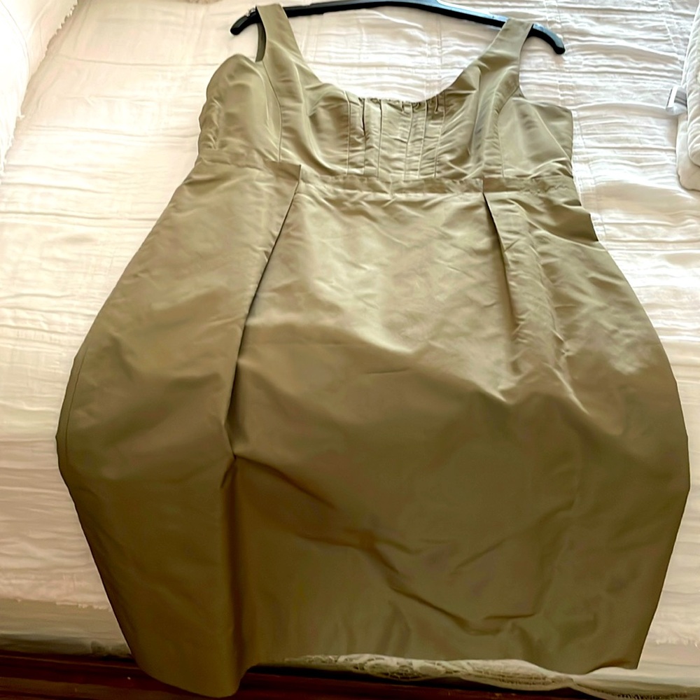 Silk party dress.
